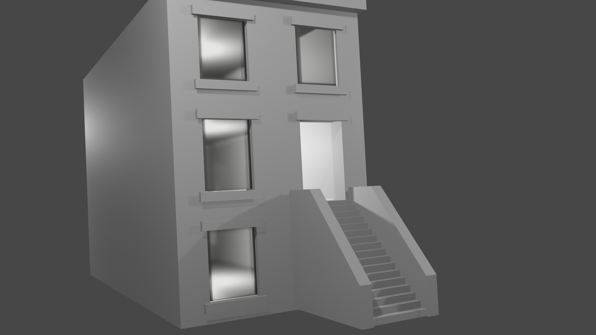 modeling Desmond's brownstone